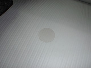 丸にカットして補修