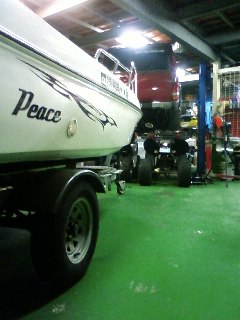 トレーラーの整備　完了