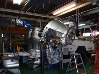 パワーチルトトリム整備