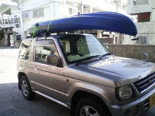 カヤックをカートップ