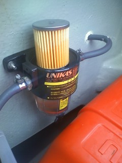 船体側燃料フィルター