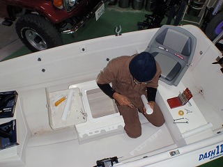 ロッドホルダー３連