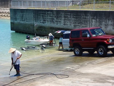 スロープヘ帰ってきました