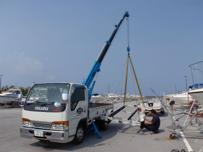 ボート載せ替え　