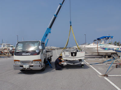 ボート載せ替え