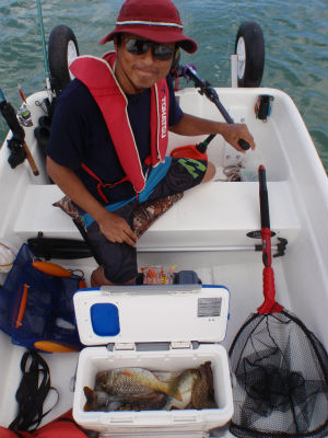 ミニボート　最高っ！