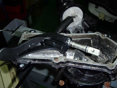 シフトレバー取付