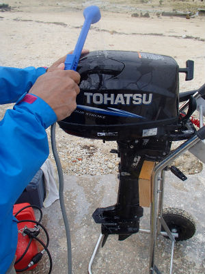 エンジン水洗い