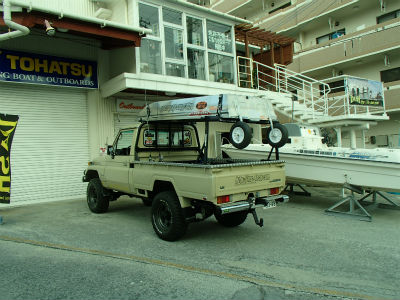 ランクルに積んで