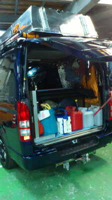 フィッシング大会　準備