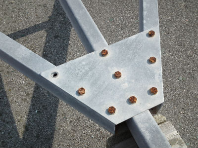 ボートトレーラー整備