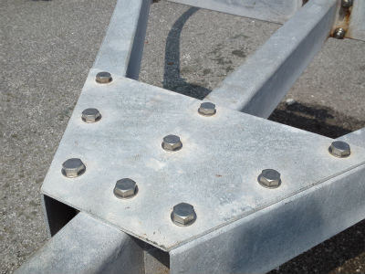 ボートトレーラー整備