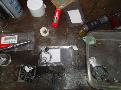 キャブレター分解・清掃