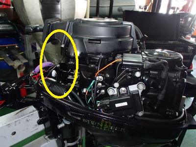 エレクトリックスターターキット　取付