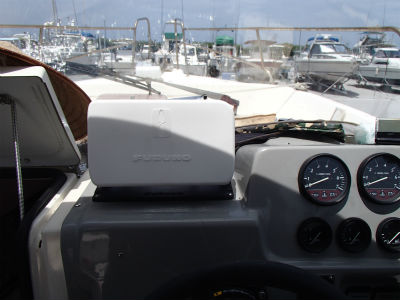 GPS/魚探　取付