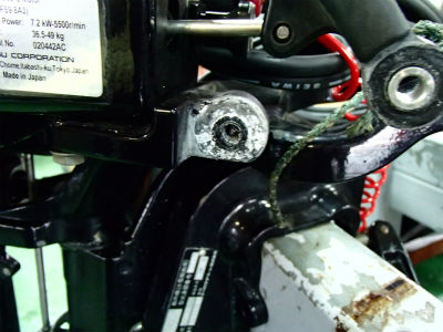 シフトレバー清掃