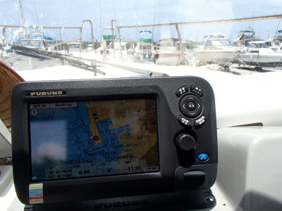 GPS/魚探　取付