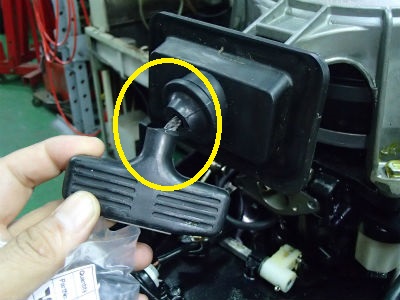 スターターハンドル交換