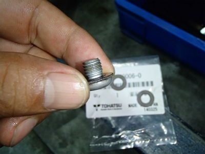 ガスケット交換