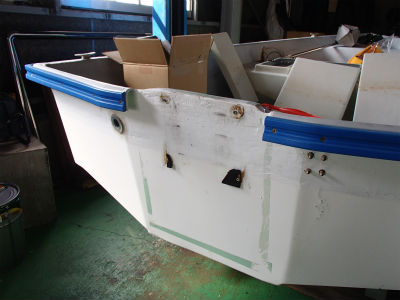 トランサムパットがありません