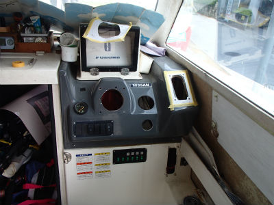 手動式油圧操舵システム取付