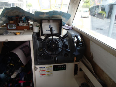 手動式油圧操舵システム取付