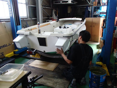 スモールボート艤装