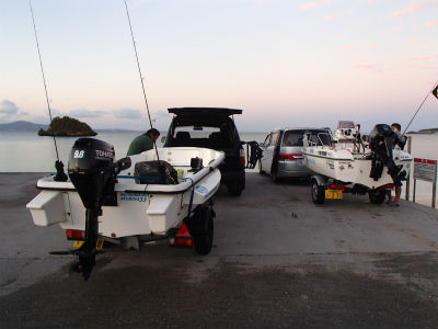 トレーラブルボートでGO