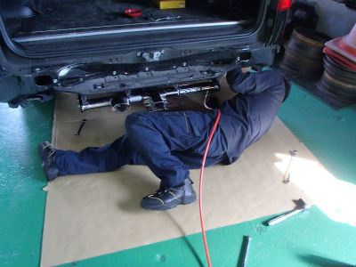 ヒッチメンバー取付