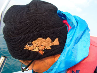 お魚ニットキャップ