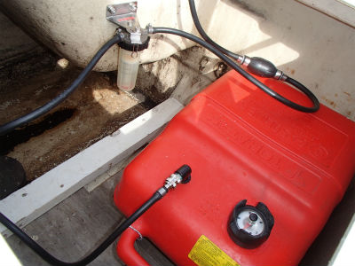 油水分離器　取付