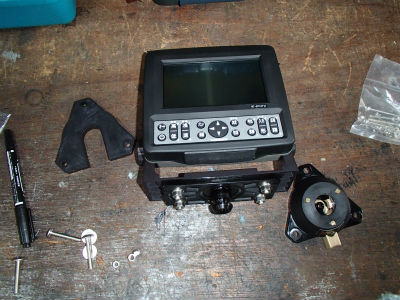 GPS/魚探　取付