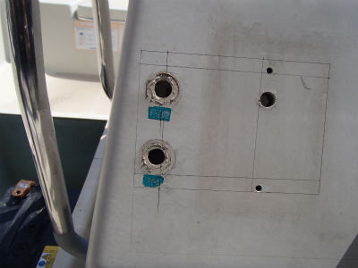 スイッチパネル取付