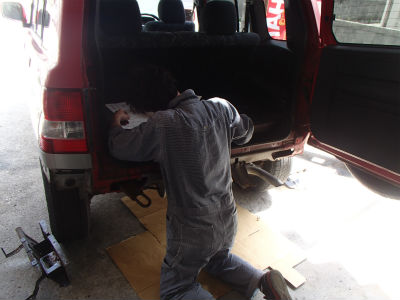 ヒッチメンバー取付