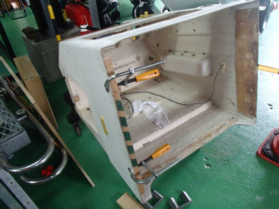 ステアリングボックス　修復