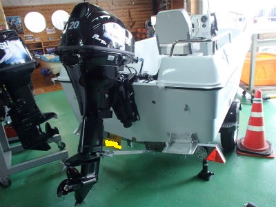 トランサムセーバー取付