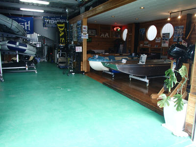 ボート展示スペース