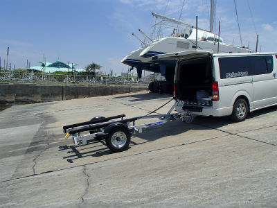 ボートをのせましょう