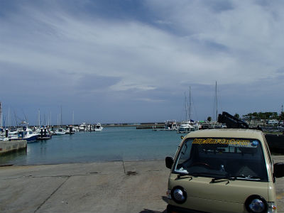 マリーナで