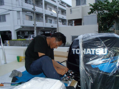 シリンダー取付