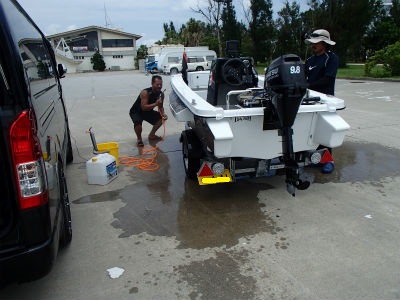 水洗いしましょう