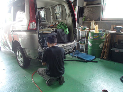 ヒッチメンバー取付