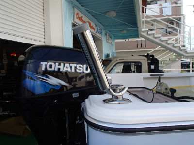 自在式ロッドホルダー取付