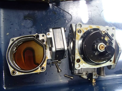 キャブレター確認