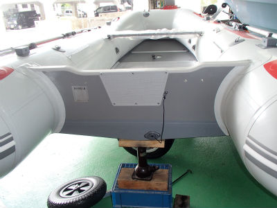 トランサムドーリー取付