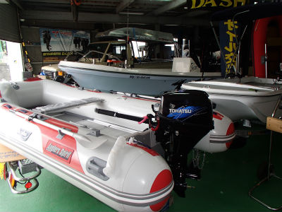 トランサムドーリー取付