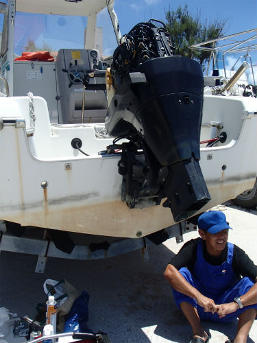 暑い中　ありがとうございます