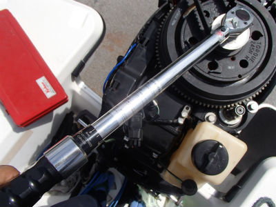 マリーナで作業