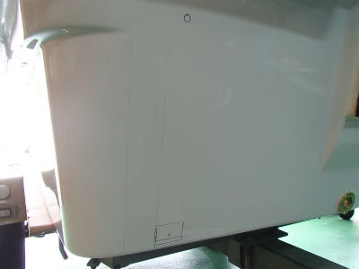 トランサムドーリー取付