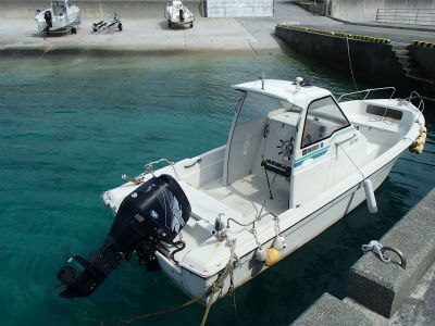 お客様のボート